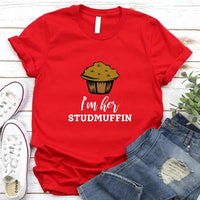 Camiseta de pareja de cupcakes