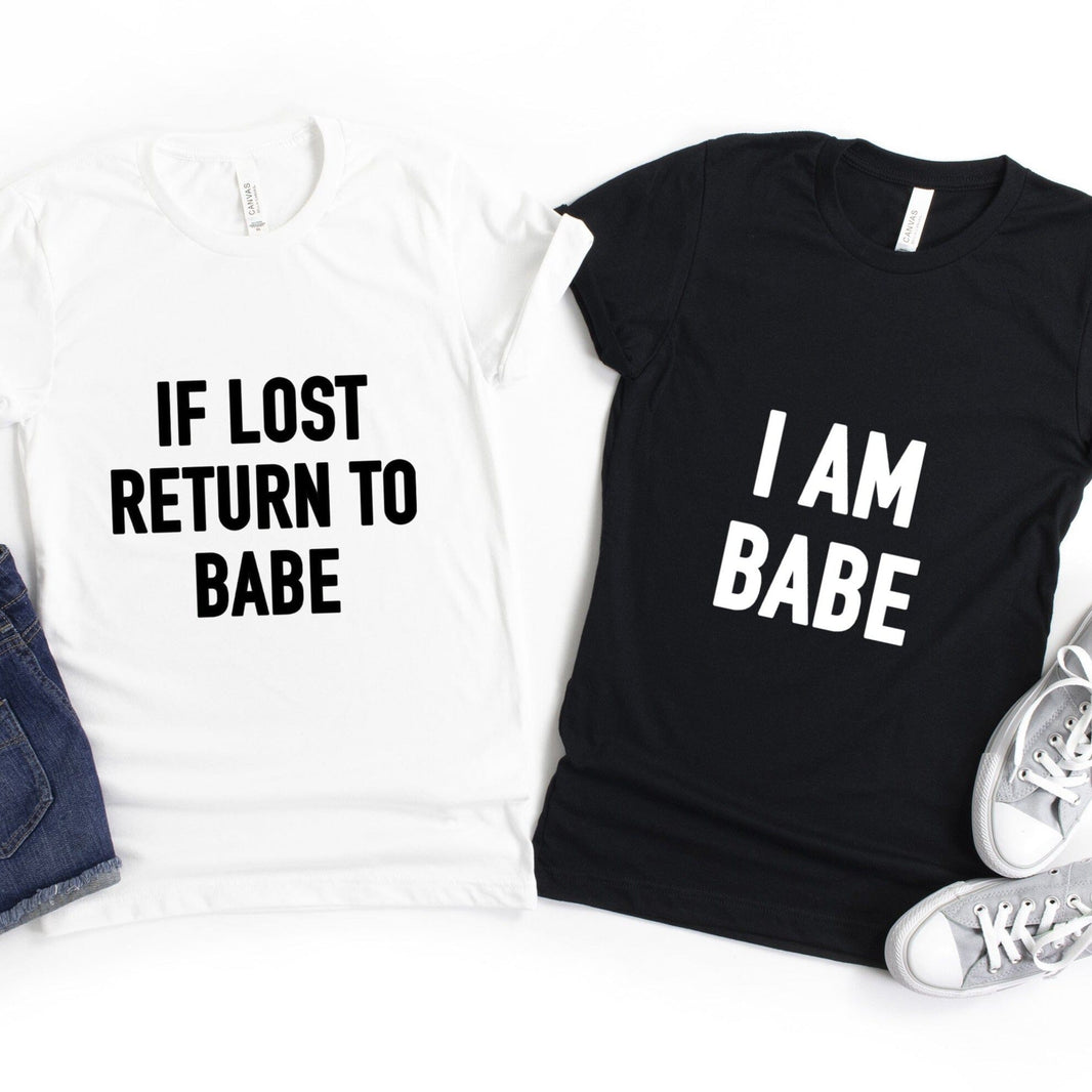 Return To Babe White Tee