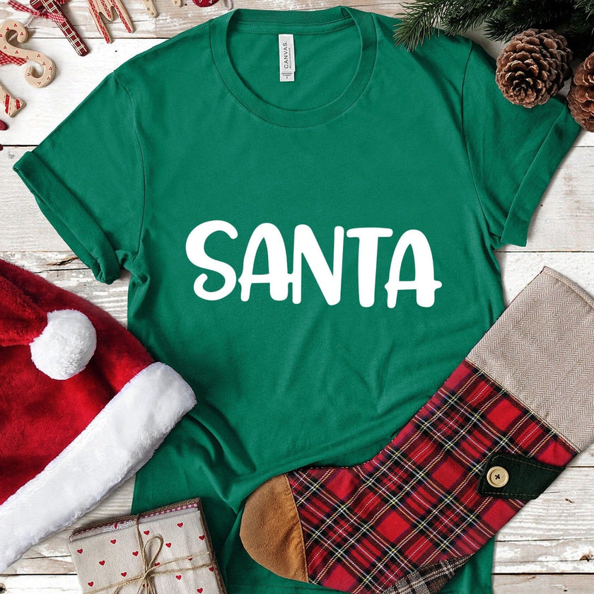 Santa #2 Green Tee