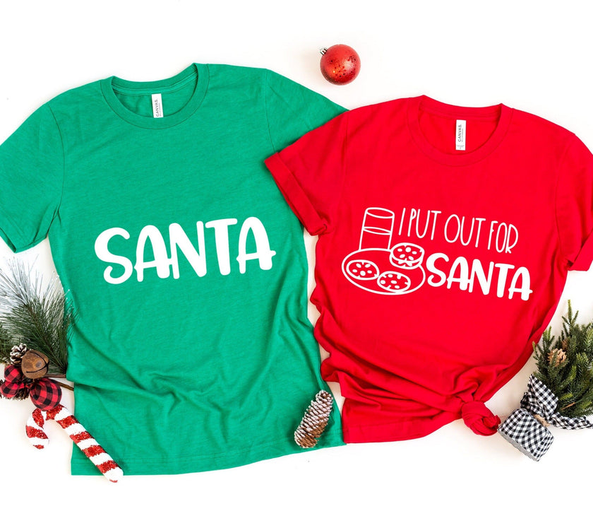 Santa #2 Green Tee