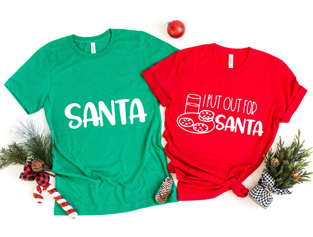 Santa #2 Green Tee