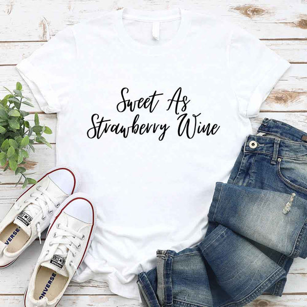 May include a matching couples t-shirt design featuring the phrase “Smooth as Tennessee Whiskey” and "Sweet as Strawberry Wine" in a bold, rustic-style font, reflecting a playful, country-inspired theme that celebrates love with a touch of humor.