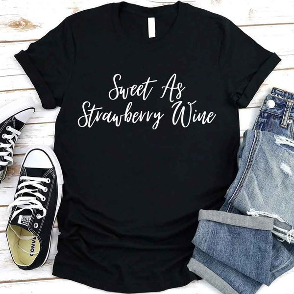 May include a matching couples t-shirt design featuring the phrase “Smooth as Tennessee Whiskey” and "Sweet as Strawberry Wine" in a bold, rustic-style font, reflecting a playful, country-inspired theme that celebrates love with a touch of humor.