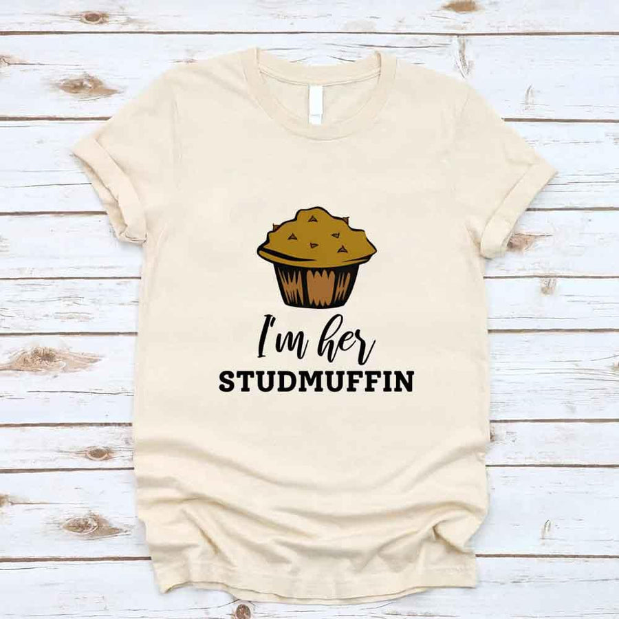 Camiseta de pareja de cupcakes