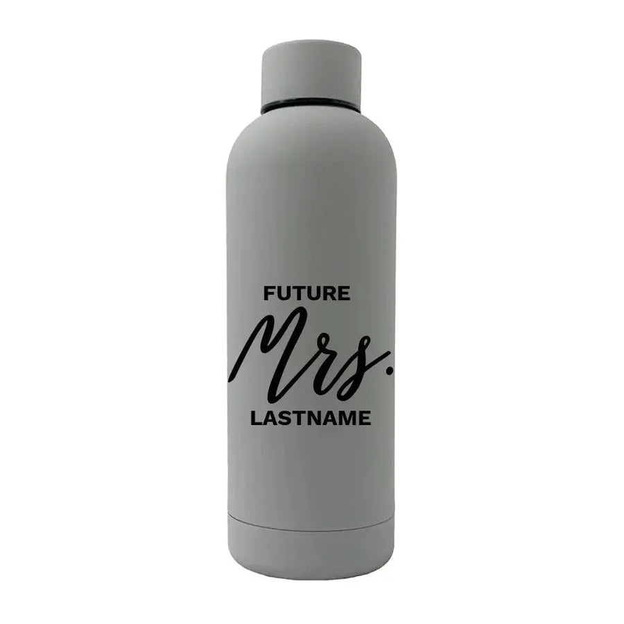 Customizer - Future Mrs. Personalized 17oz Rubber Bottle