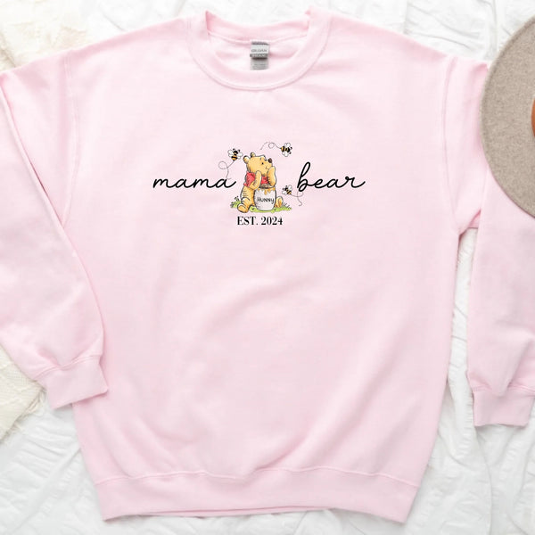 Mama Bear Mother's Day Gift Personalized Sweatshirts