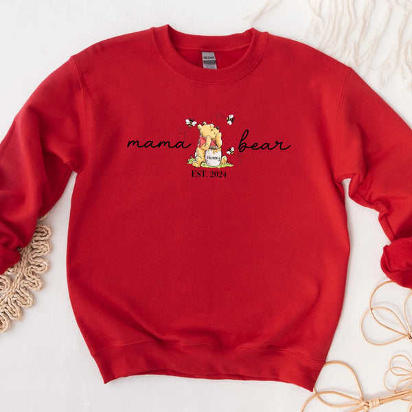 Mama Bear Mother's Day Gift Personalized Sweatshirts 5