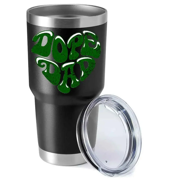 Dope Dad Retro Graphic 30oz Tumbler
