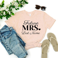 Mrs. Last Name Personalized Tees