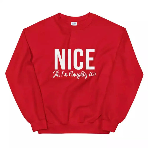 Sweatshirt - Christmas Naughty & Nice Sweatshirt