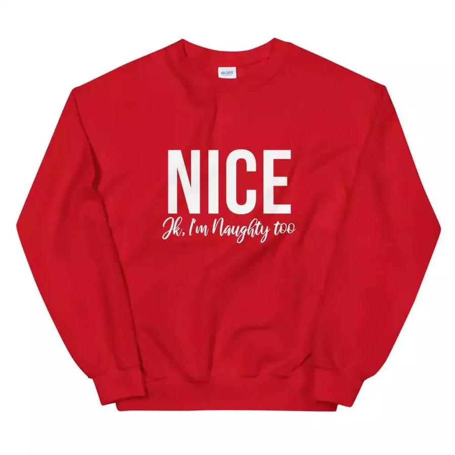 Sweatshirt - Christmas Naughty & Nice Sweatshirt