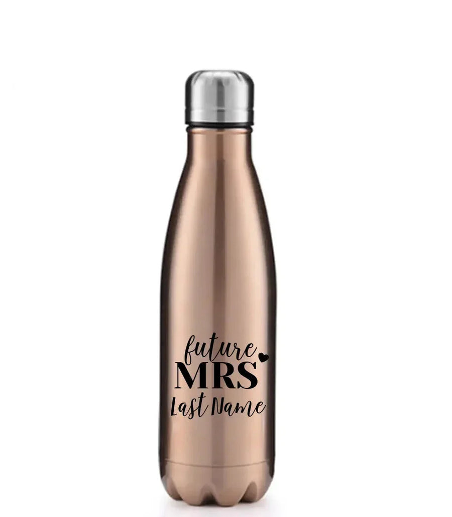 Customizer - Future Mrs & Mr Personalized 17oz Water Bottle