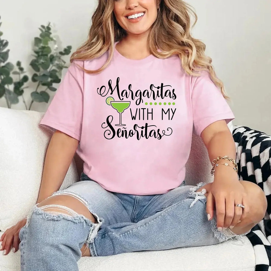 model pink t-shirt mockup-min