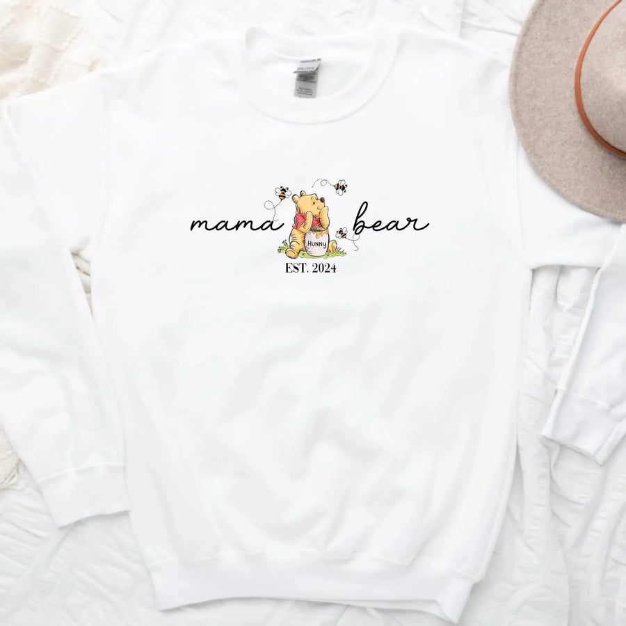 Mama Bear Mother's Day Gift Personalized Sweatshirts-3