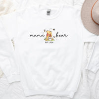 Mama Bear Mother's Day Gift Personalized Sweatshirts-3