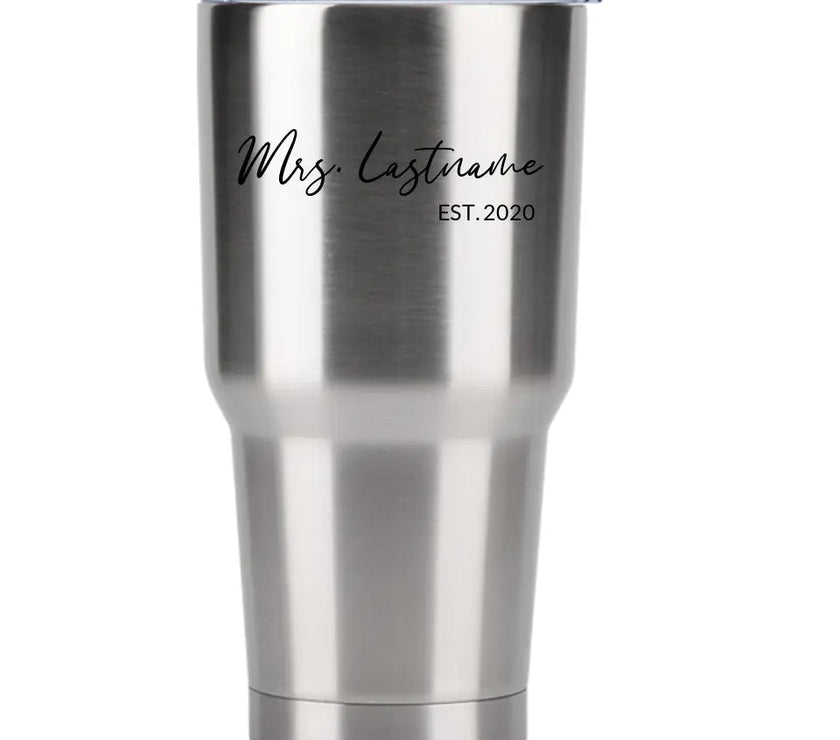 Customizer - Mrs. Personalized Tumbler 30oz