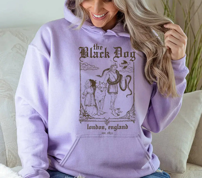 Black Dog Hoodies