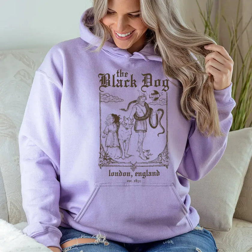 Black Dog Hoodies