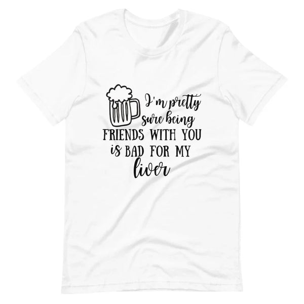 Raising Glasses, Risking Livers Couples Tee Bundle