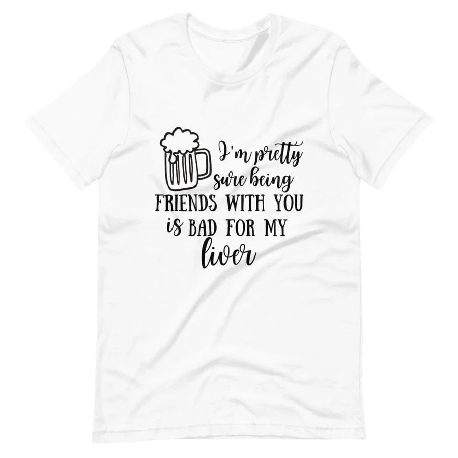 Raising Glasses, Risking Livers Couples Tee Bundle