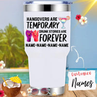 Customizer - Best Friends Bachelorette Drunk Stories Are Forever Personalized Tumbler