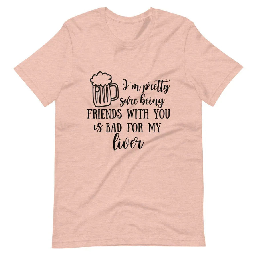 Raising Glasses, Risking Livers Couples Tee Bundle