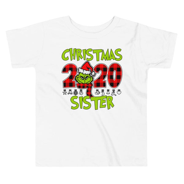 Grinch 2020 Sister Toddler Tee