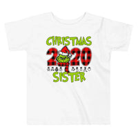 Grinch 2020 Sister Toddler Tee