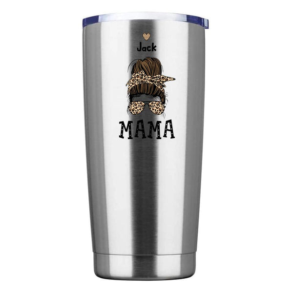 Customizer - Mama And Kids (Messy) Personalized Tumbler