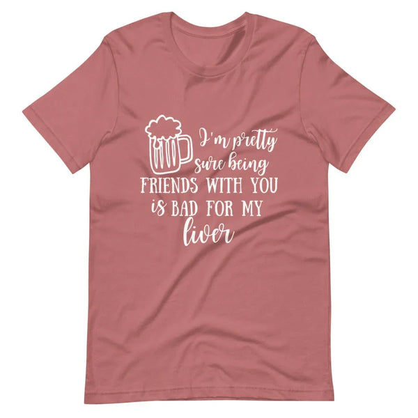 Raising Glasses, Risking Livers Couples Tee Bundle