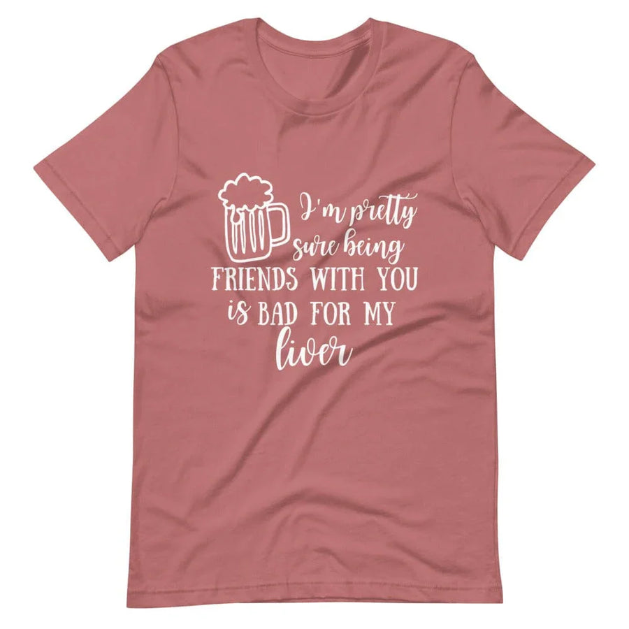 Raising Glasses, Risking Livers Couples Tee Bundle
