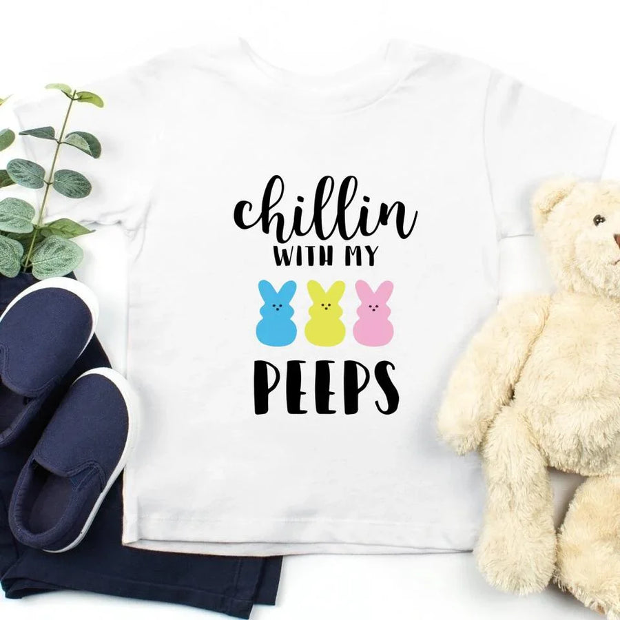Customizer - Chilling With My Peeps Family Tee