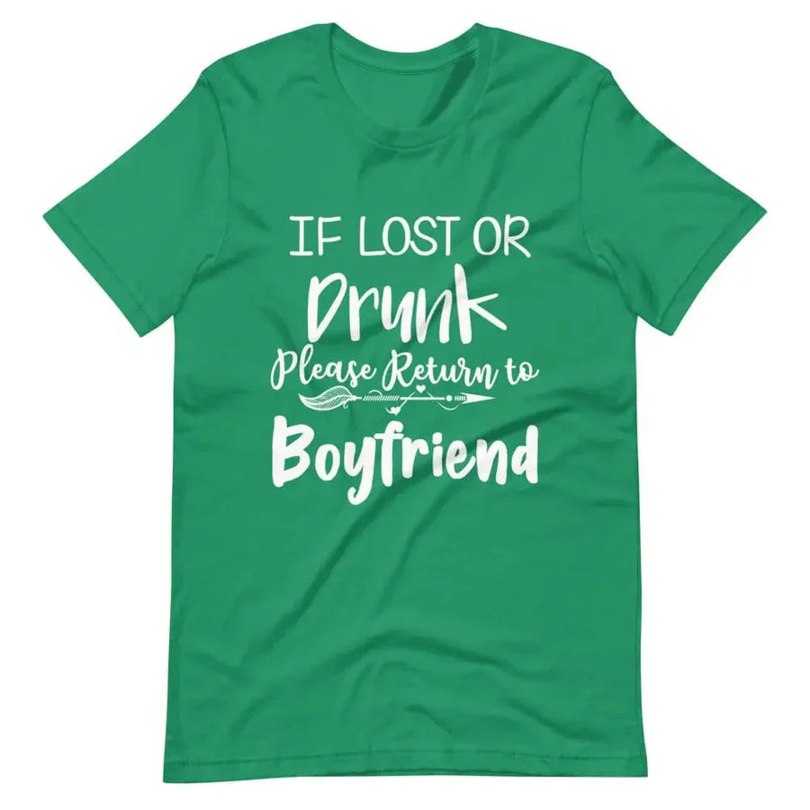 If Lost Or Drunk Please Return To Boyfriend & I'm The Boyfriend Couples Tee Bundle