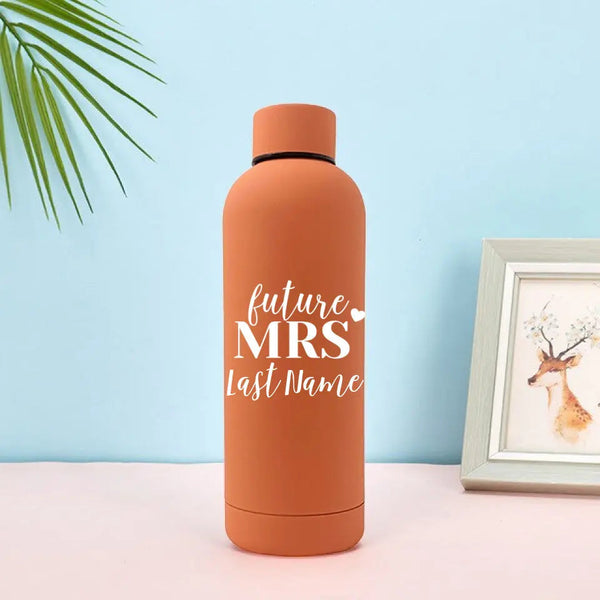 Customizer - Future Mrs & Mr Personalized Rubber Bottle