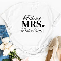 Mrs. Last Name Personalized Tees