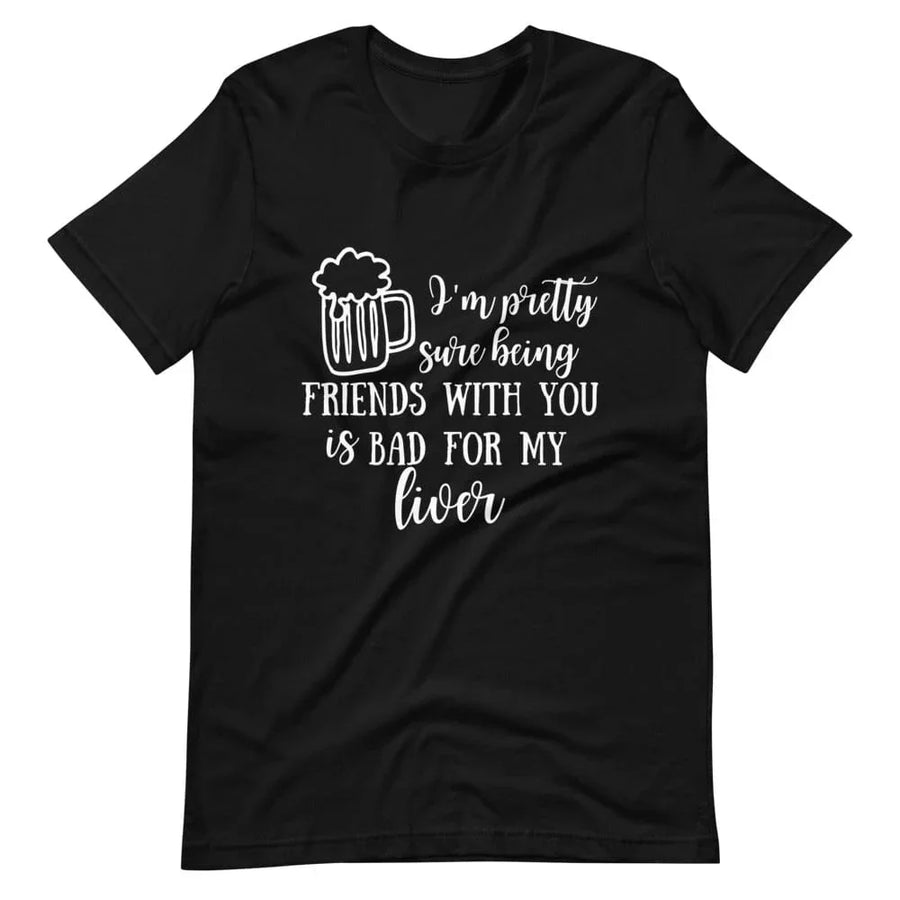 Raising Glasses, Risking Livers Couples Tee Bundle