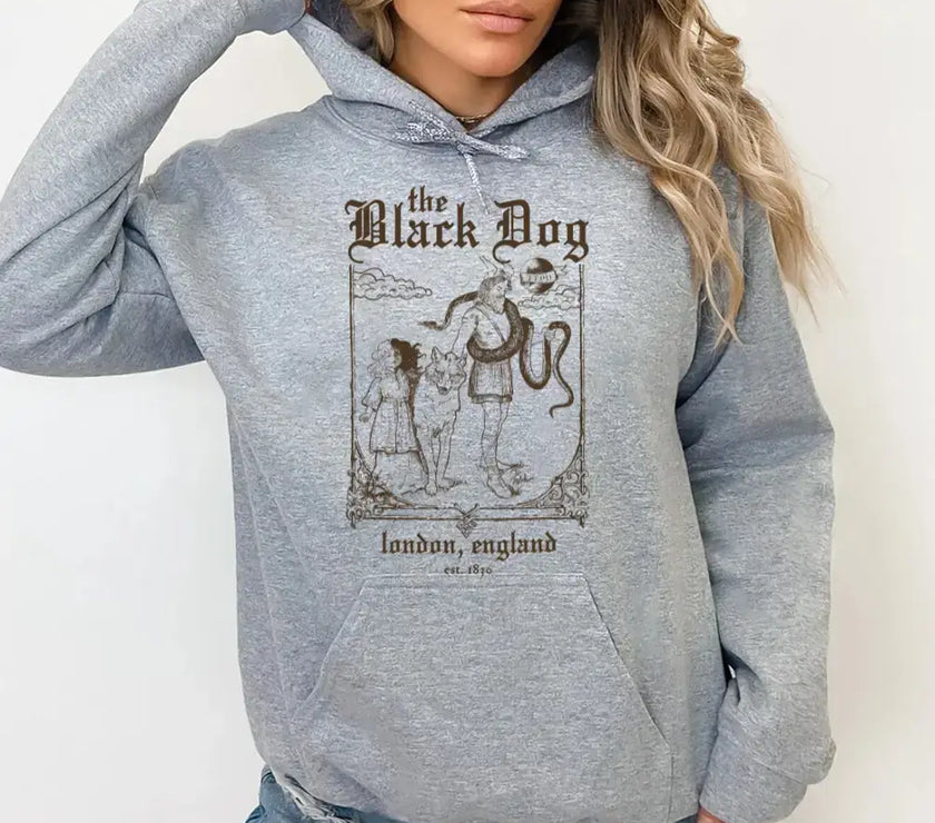 Black Dog Hoodies