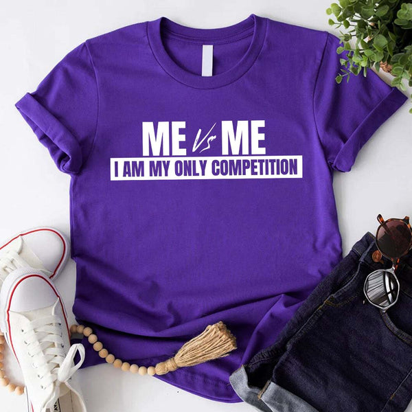 Me vs Me Unisex T-Shirt – Motivational Self-Discipline Tee