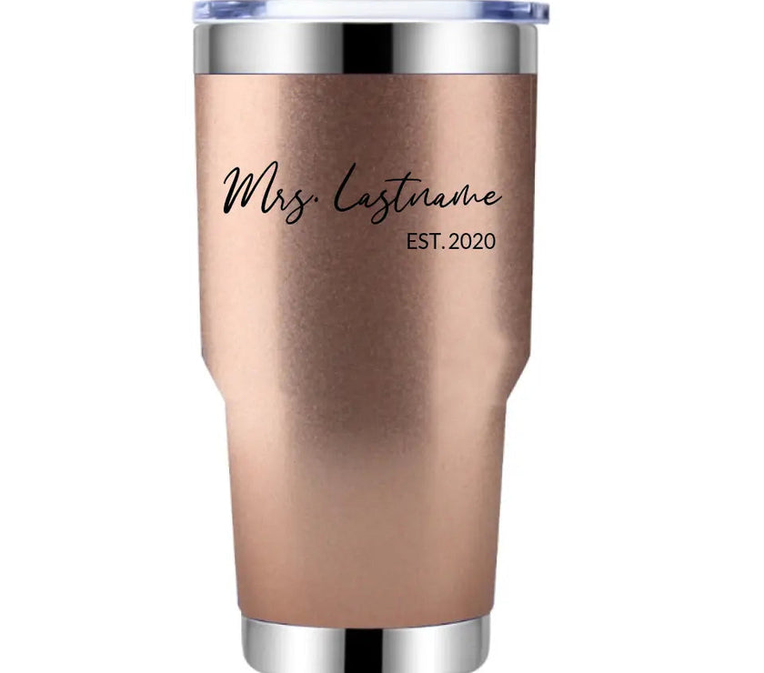 Customizer - Mrs. Personalized Tumbler 30oz