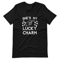 She's/He's My Lucky Charm Pointing Couples Tee Bundle