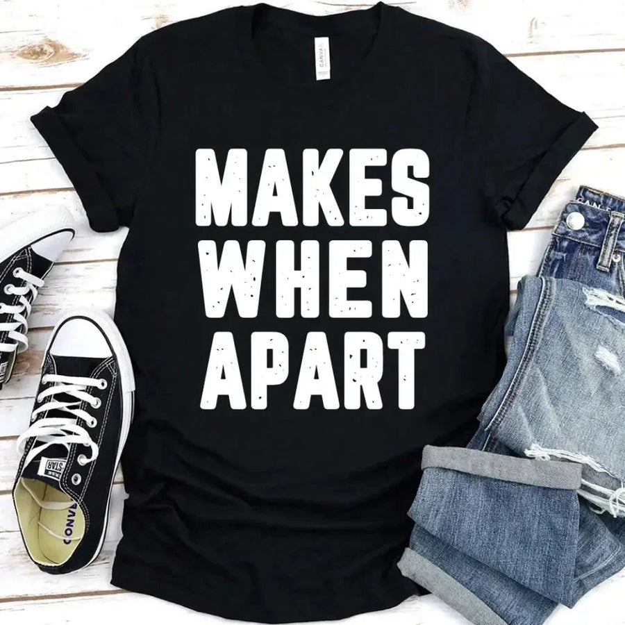 Customizer - Nothing Makes Sense When We're Apart Couples Matching Tee