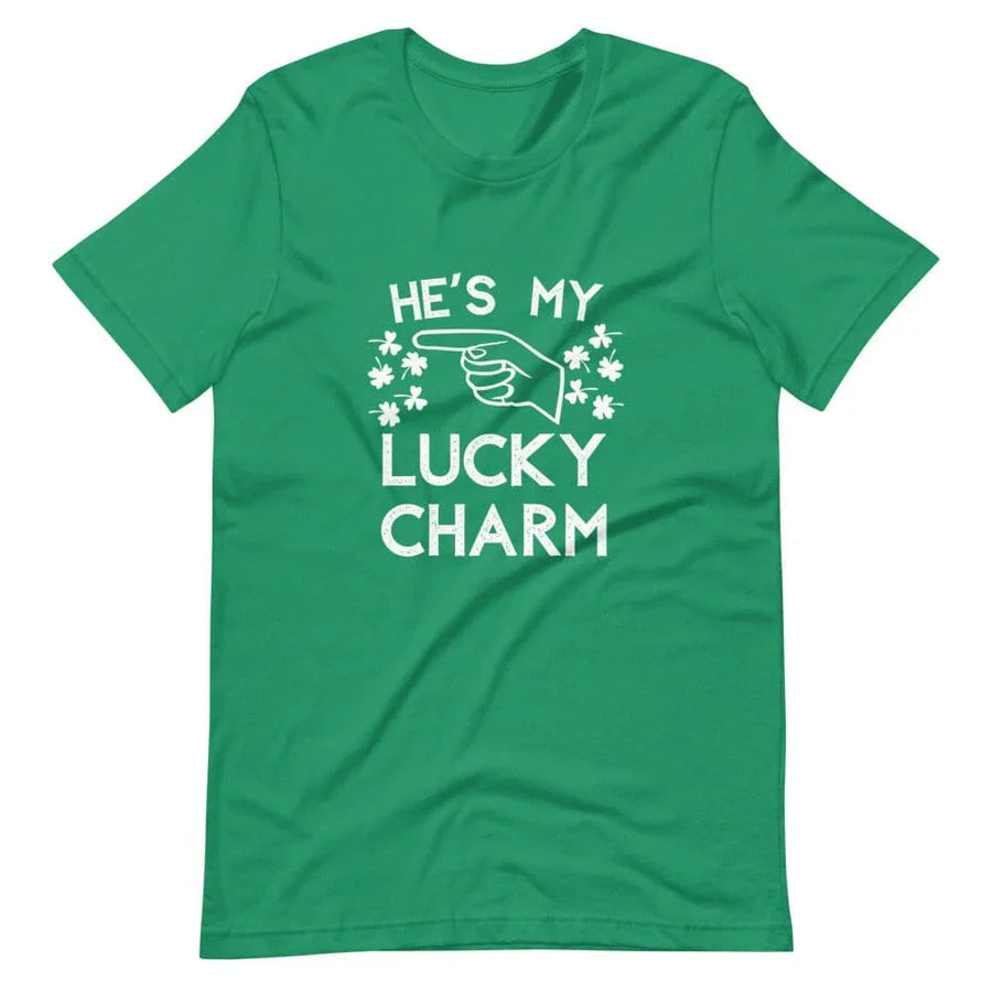 She's/He's My Lucky Charm Pointing Couples Tee Bundle