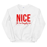 Sweatshirt - Christmas Naughty & Nice Sweatshirt