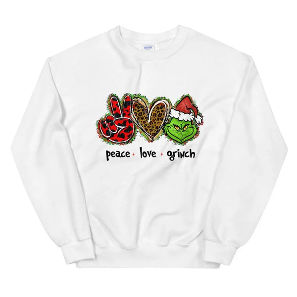 Peace, Love, Grinch, Sweatshirt