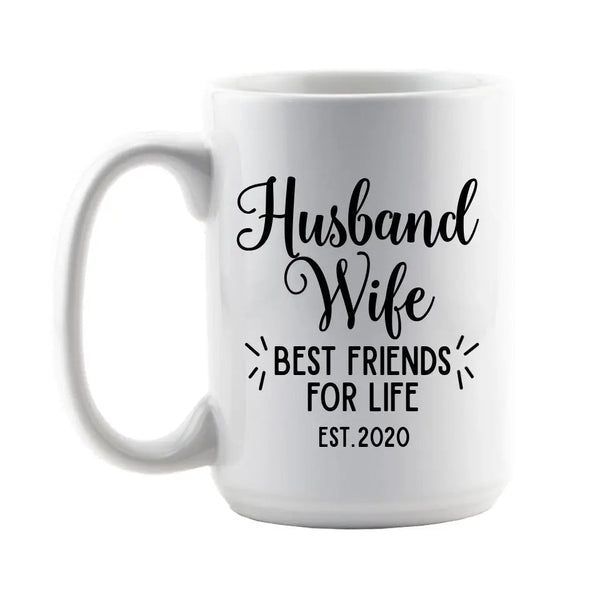 Customizer - Husband Wife Besties Personalized MUG 15oz
