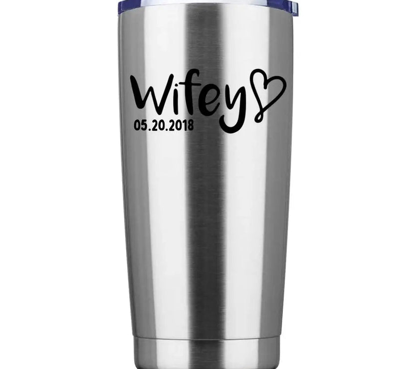 Customizer - Hubby & Wifey Personalized Tumbler