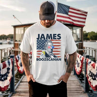whitemale flat lay t-shirt 4th of july