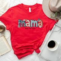 red t-shirt