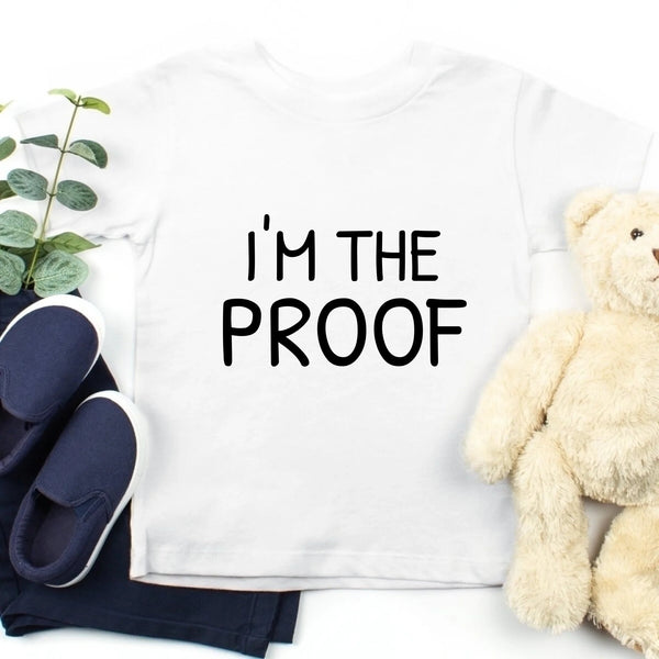 I Make Awesome Kids Shirts – Funny Mom or Dad Tee, For Kids WHITE