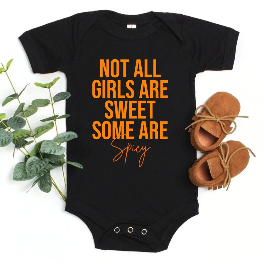 Not All girls are Sweet Some are Spicy Thanksgiving Family T-Shirt